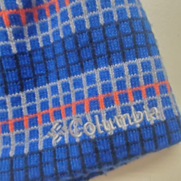 Columbia  Sportswear Reversible Blue Red Black Beanie Adult Mens Womens Warm - Picture 3 of 3